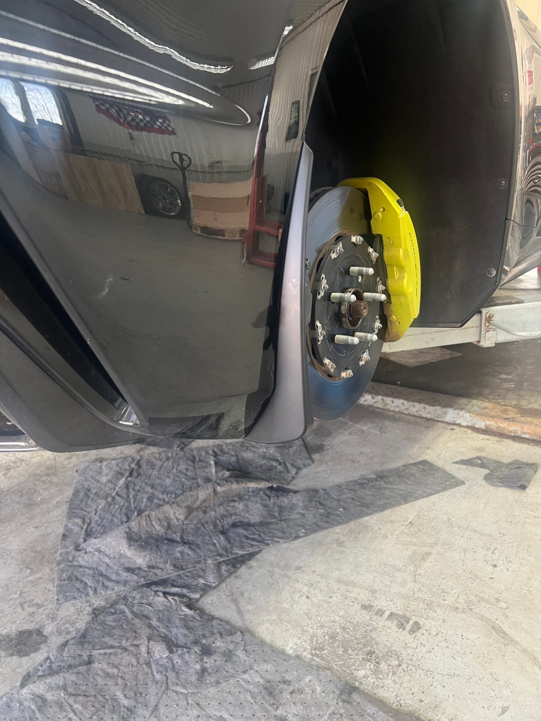 Customer photo review of Corvette C8 Z06 / E-Ray XL Extended Splash Guard