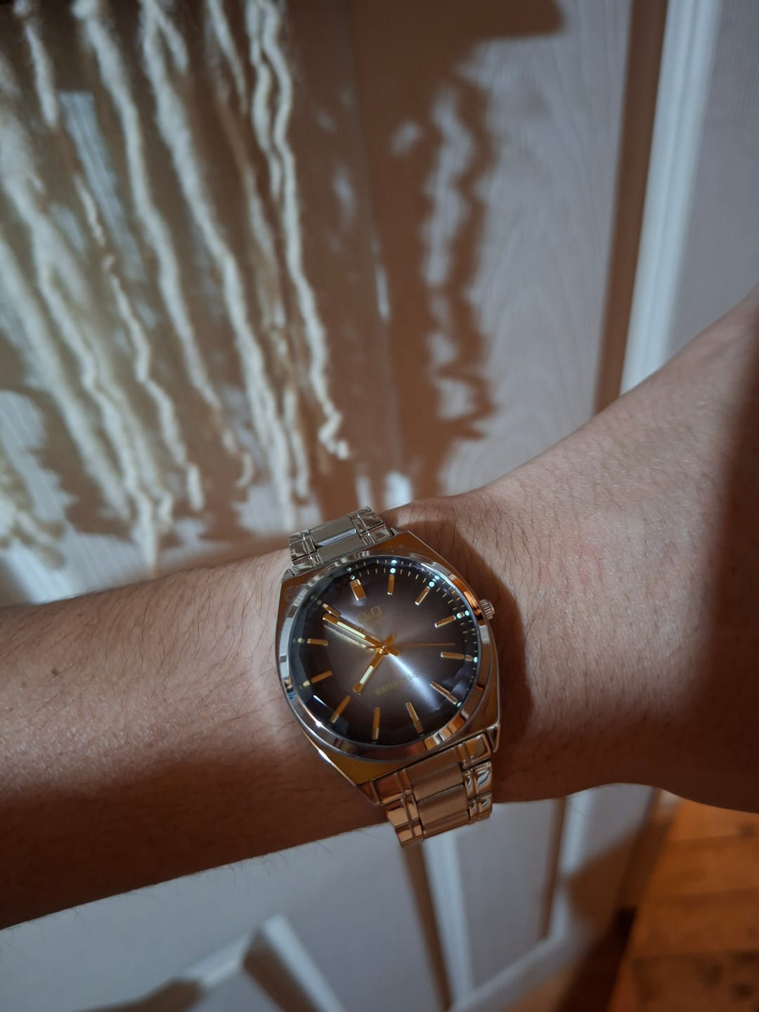 Customer photo review of Reloj Q&Q JDM QB78-202 Cristal Mineral Biselado 36mm