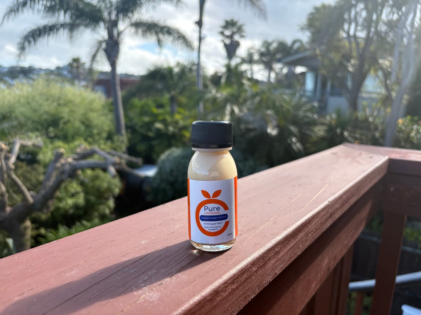 Customer photo review of C-Pure High Dose Liposomal Vitamin C | 6x50ml | 12-Day Travel Supply