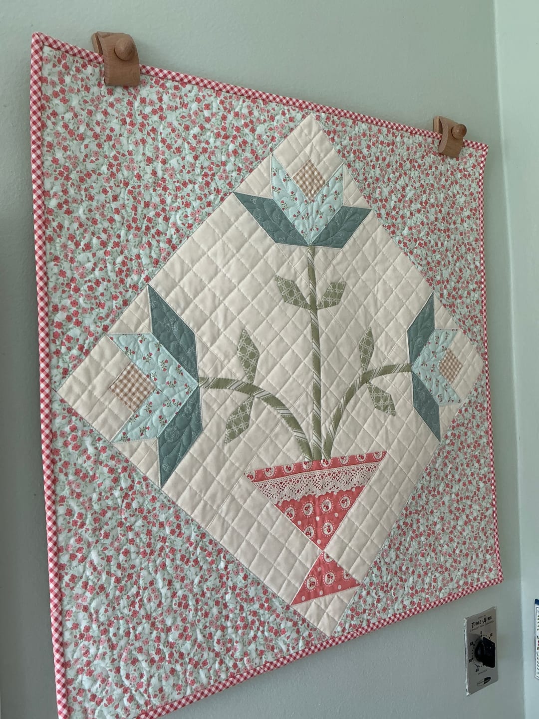 Customer photo review of Easter Basket Mini Wall Hanging - made by Myra