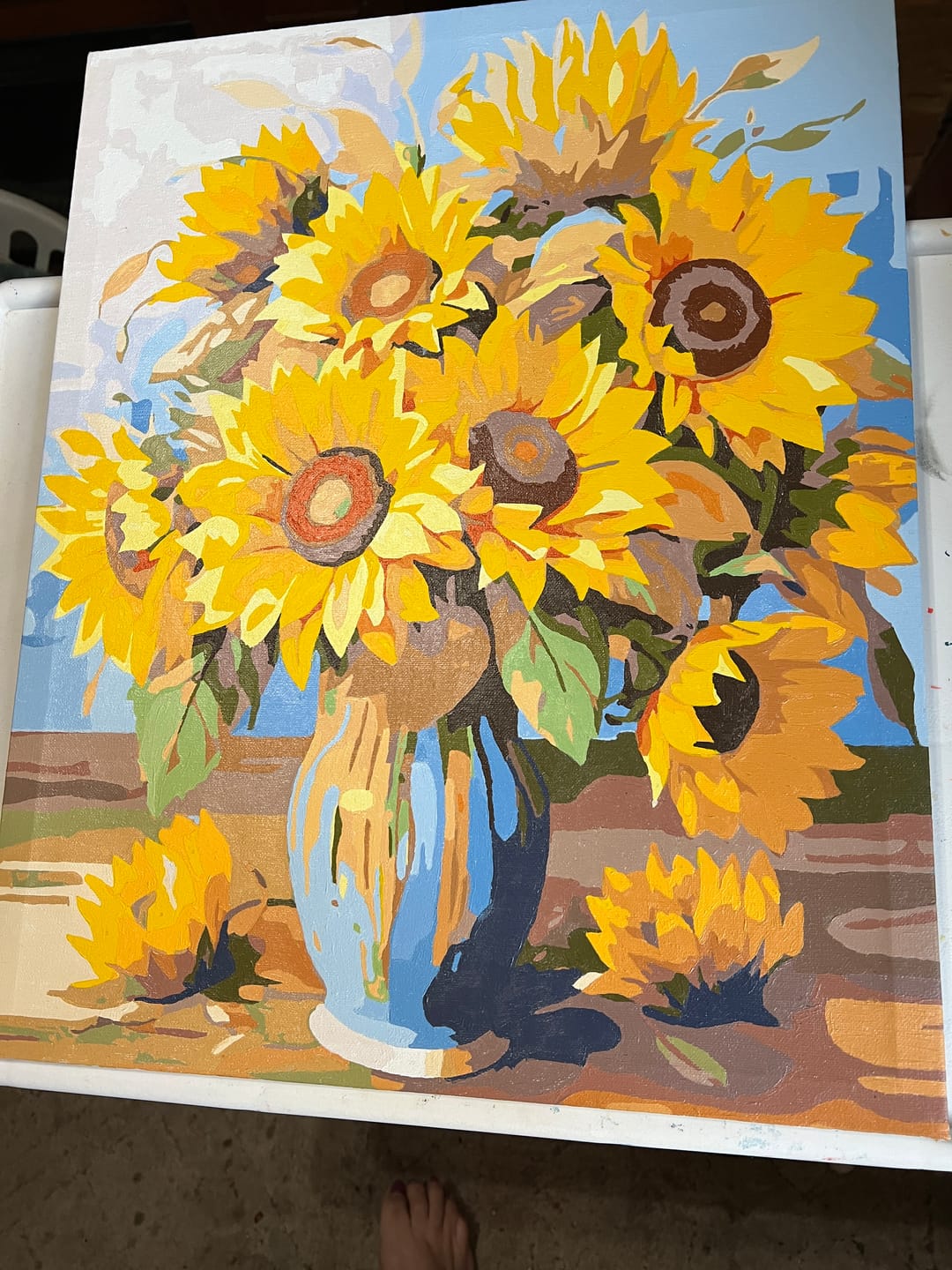 Customer photo review of Vase of Golden Blooms