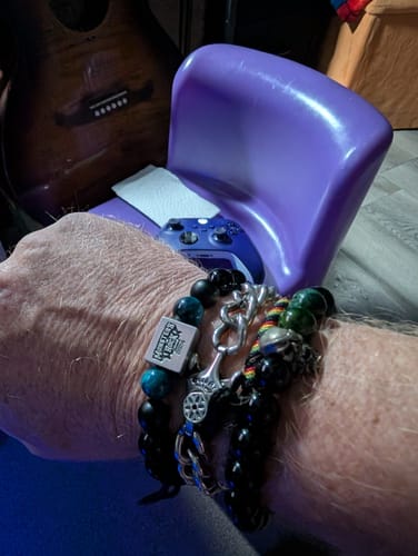 Customer photo review of OFFICIAL MONSTERS OF ROCK CRUISE BRACELET 2024 - BEADED BRACELET