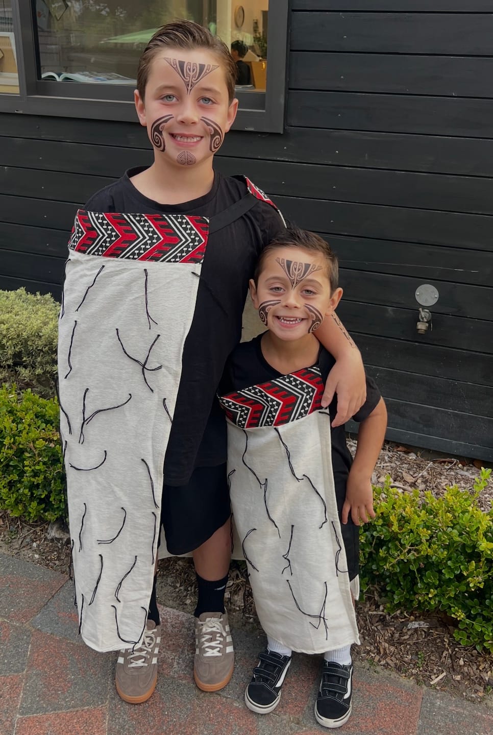 Customer photo review of Maori Girls or Boys Korowai Cloak