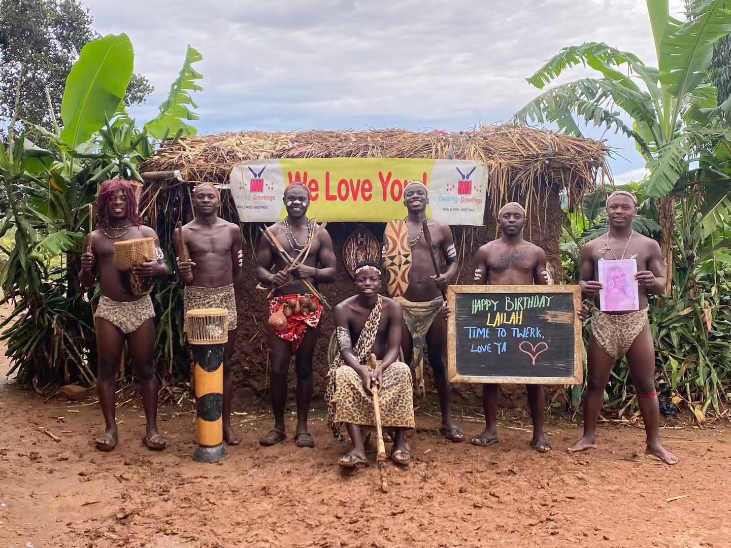 Customer photo review of Greeting Video from Africa