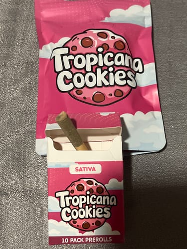 Tropicana Cookies - Pack of Pre-Rolls (10 Pack) - Sativa photo review