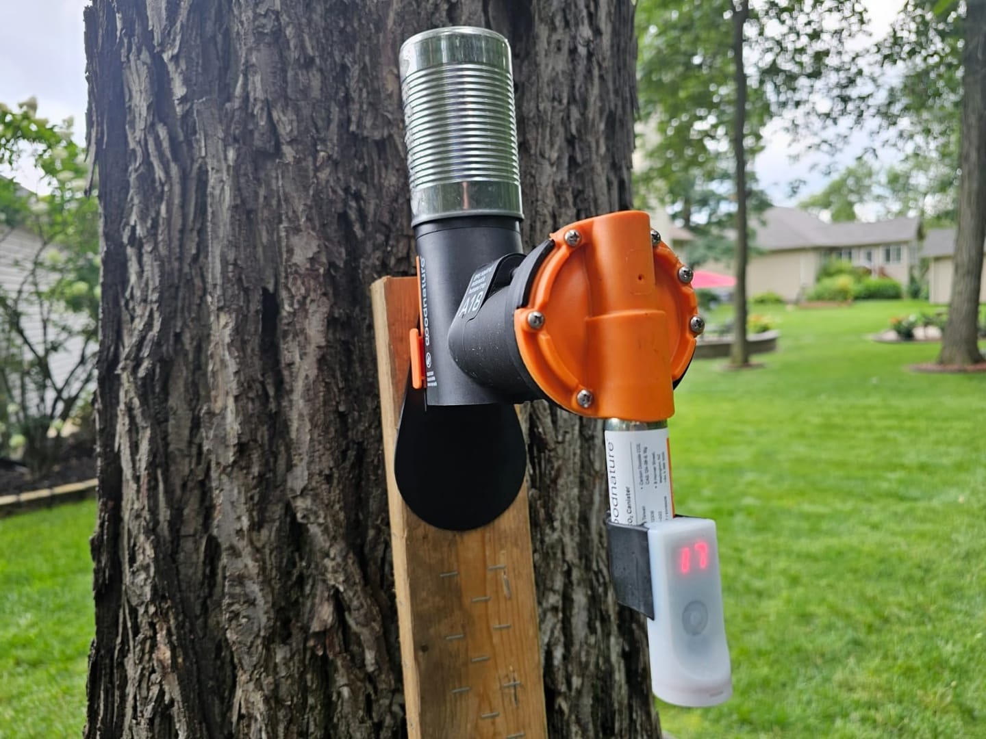 Customer photo review of A18 Squirrel Trap Kit With Digital Strike Counter