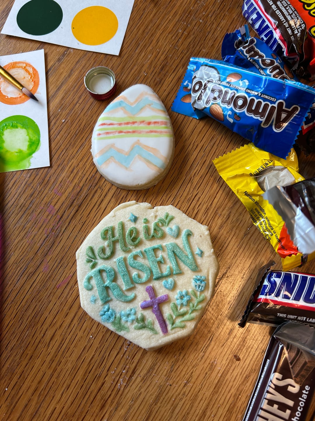 Customer photo review of Embossed Easter Cookie Stamp - He is Risen SET OF 2
