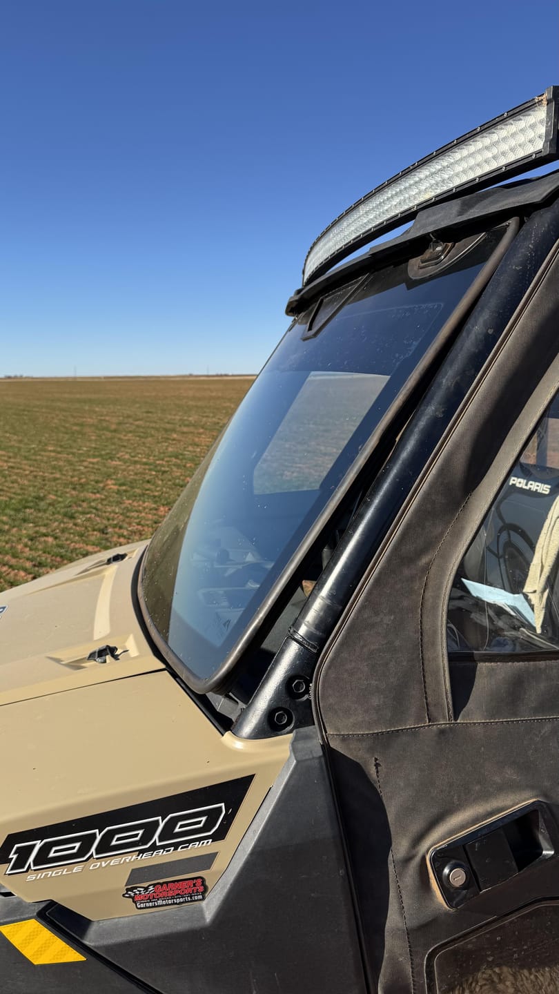 Customer photo review of Glass Tip-Out Windshield