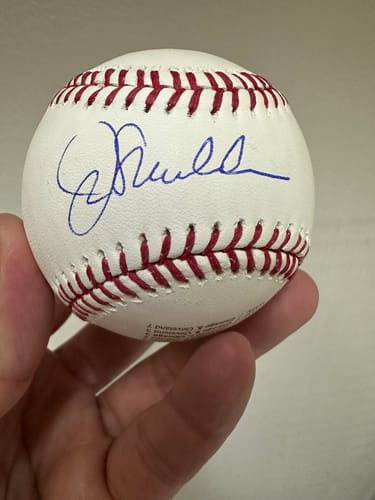 Customer photo review of Joe Maddon Autograph Signing