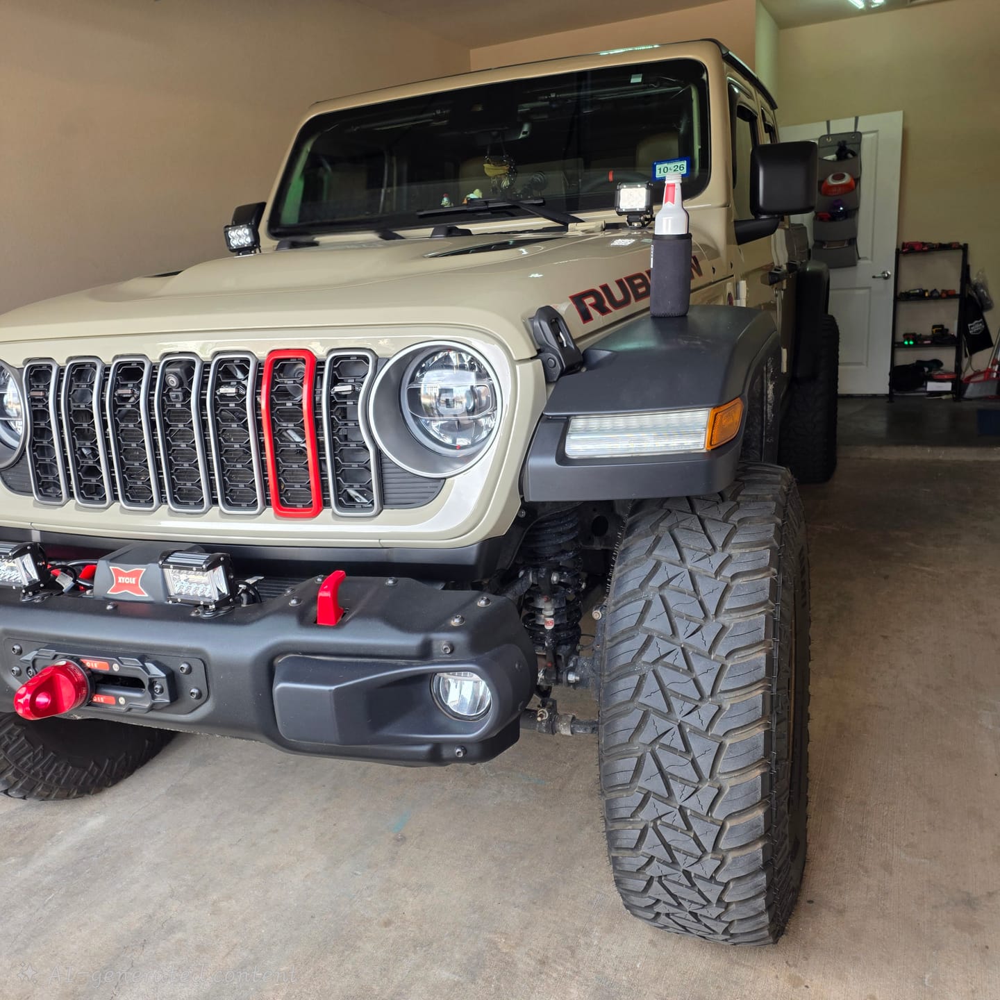Customer photo review of Custom Painted Front Grille – Refreshed Style fits Wrangler JL/ GladiatorJT