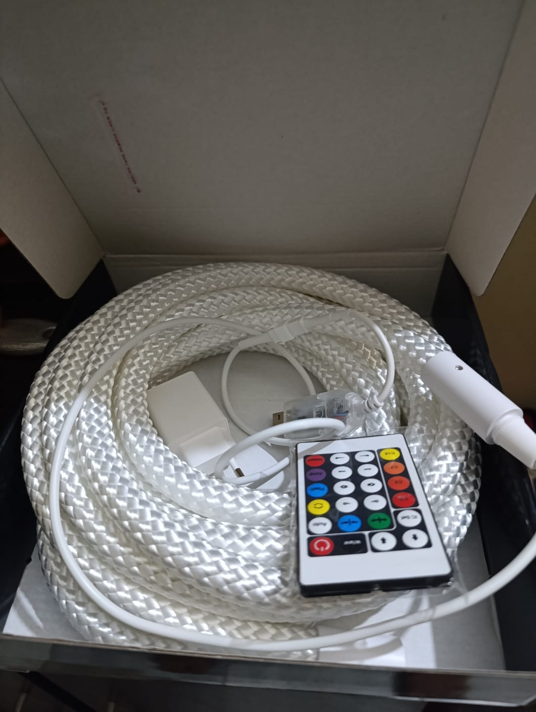 Customer photo review of RGB NYLON ROPE LIGHT (Dynamic lighting)