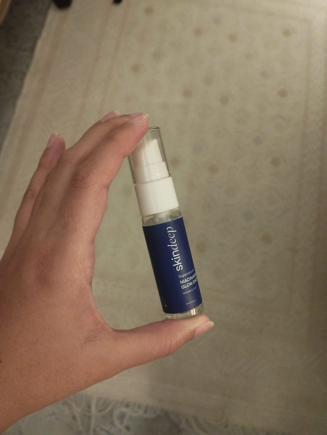 Customer photo review of NIACINAMIDE GLOW DROPS - with HA & Vit B5