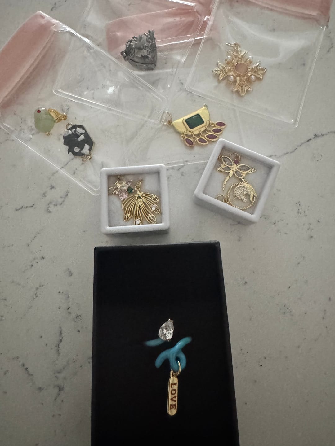 Customer photo review of 5 CHARM BUNDLE - Pick Your Charms TT LIVE