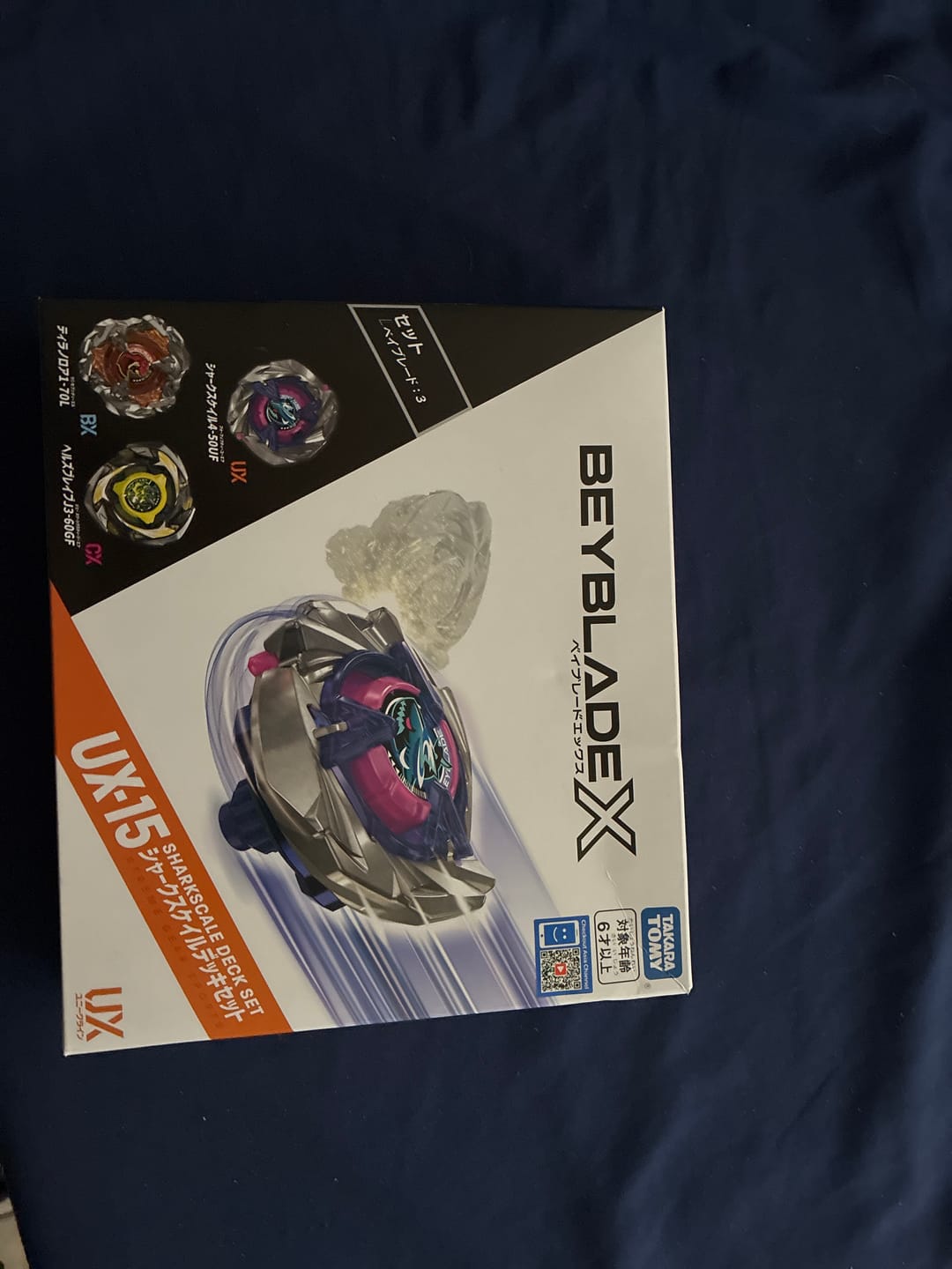 Customer photo review of Beyblade X UX-15 SharkScale Deck Set