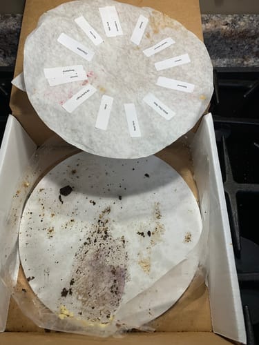 Customer photo review of Ultimate Cheesecake Sampler