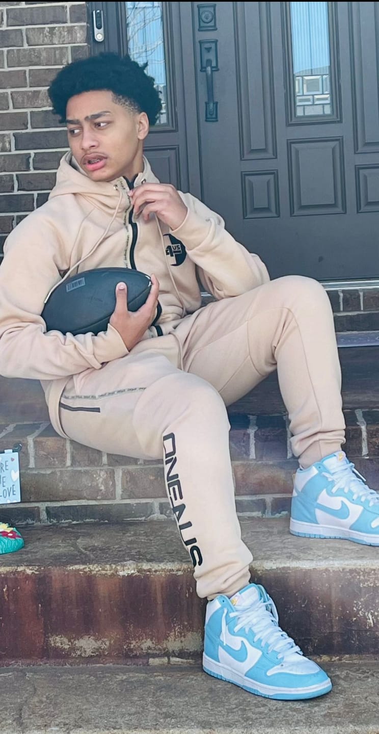 Customer photo review of "I'm The Message" Fitted Tracksuit