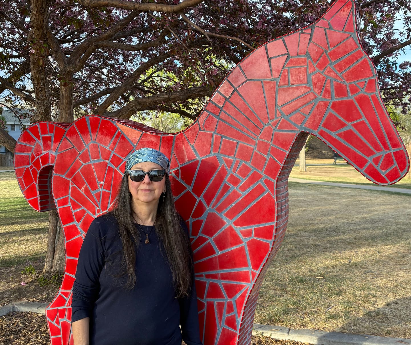 Customer photo review of Blossom Bandana