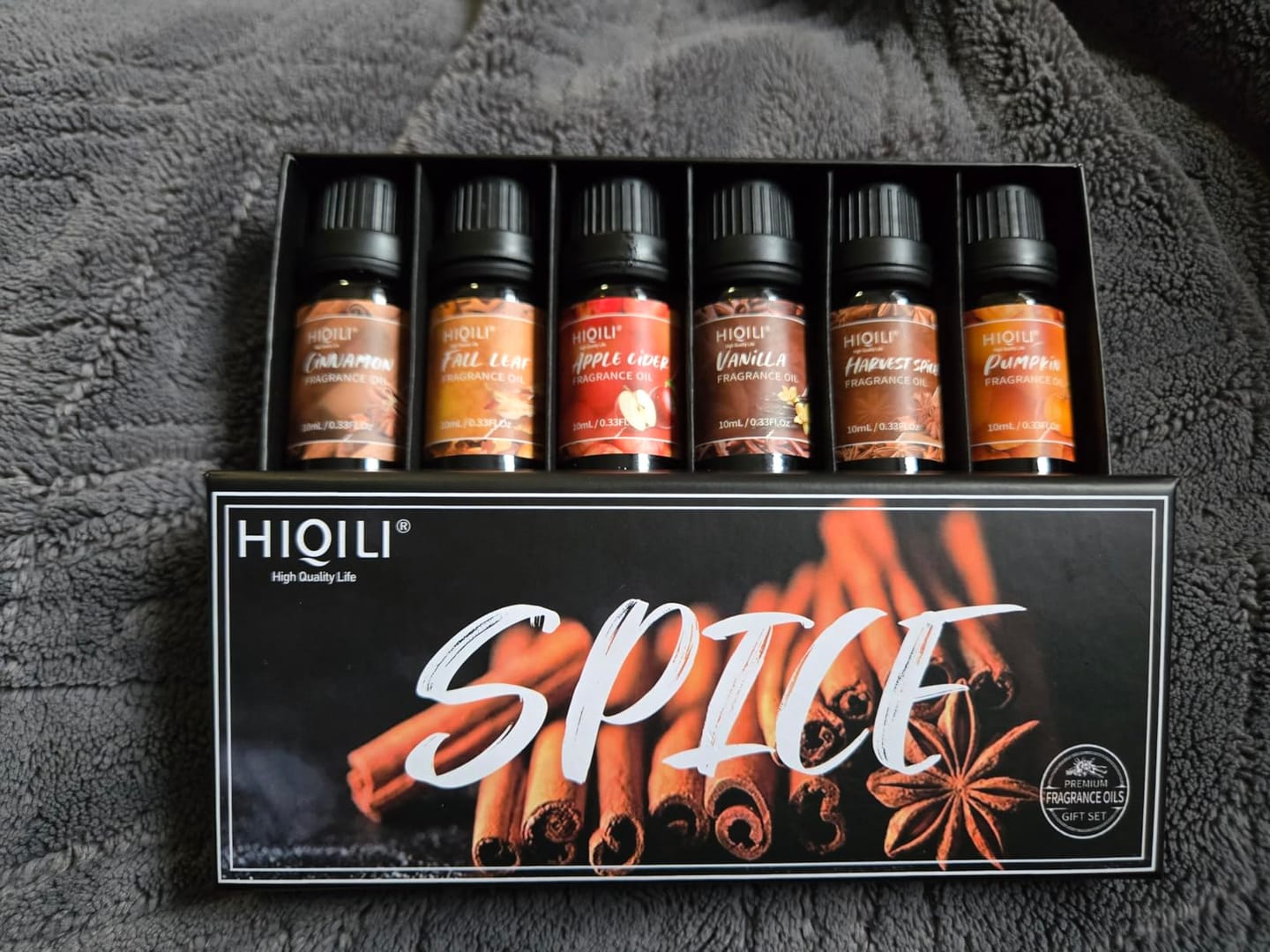 Customer photo review of HIQILI Spice Fragrance Oil Set