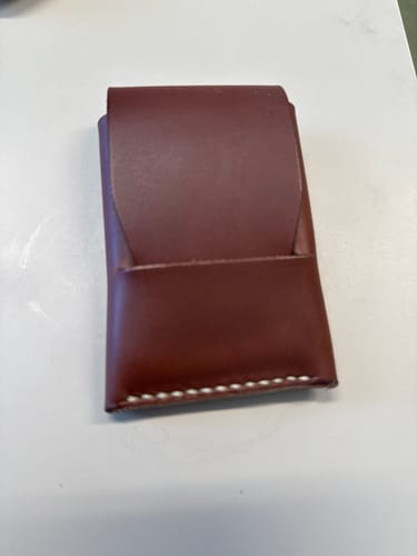 Customer photo review of Slimmad plånbok i äkta läder