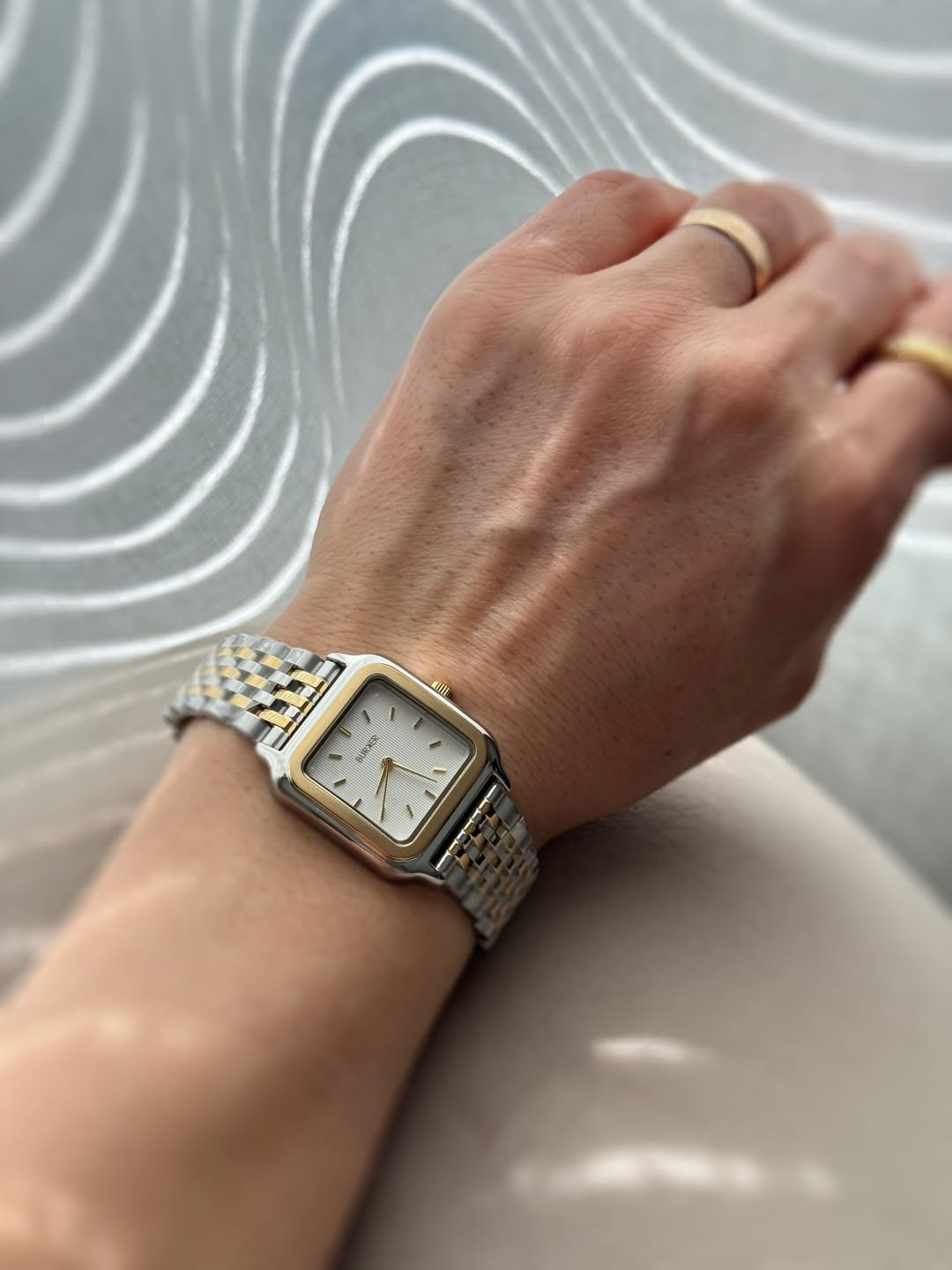 Customer photo review of Macy Gold Silver