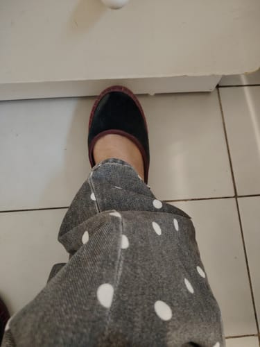 Reseña con foto de un cliente sobre Zapato Ballerina