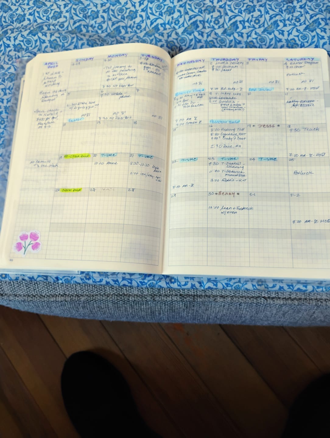 Customer photo review of A5 Undated Weekly Planner v.3 | 2025 Edition | All-in-One | Unstacked Weekends