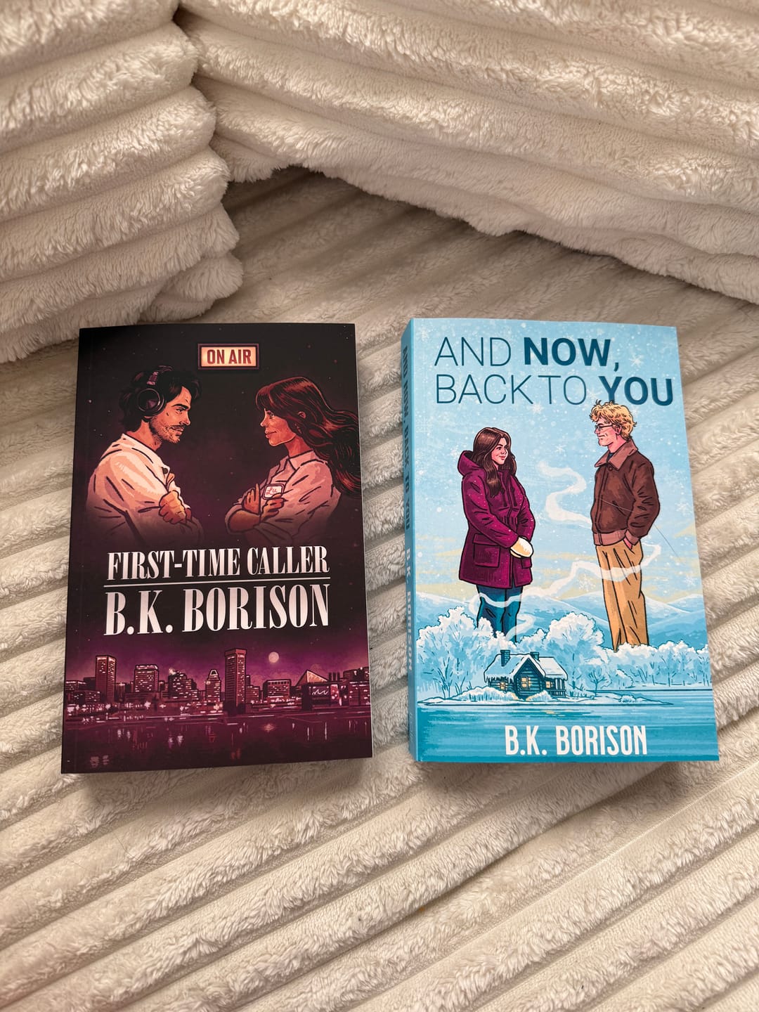 Customer photo review of First-Time Caller by B.K. Borison