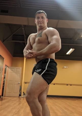 Customer photo review of BLACK RETRO SHORTS