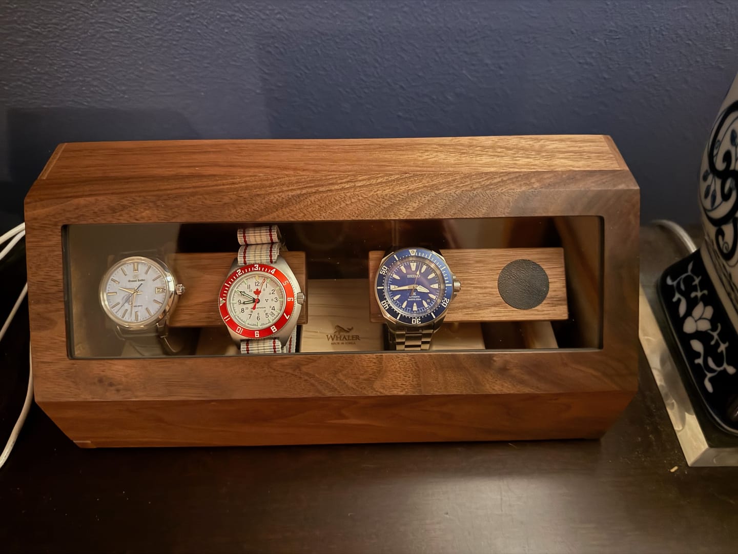 Customer photo review of WHALER 4-SLOT WATCH BOX