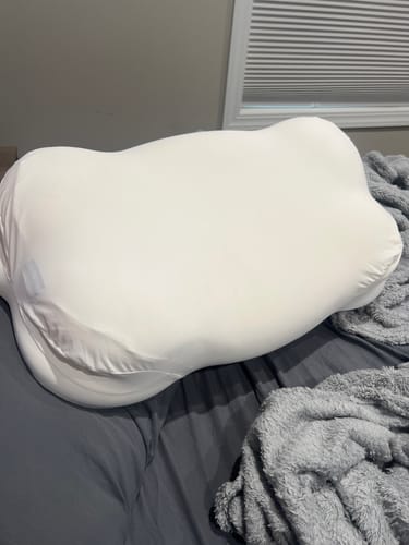 Customer photo review of Cloud Cooling Pillow Case