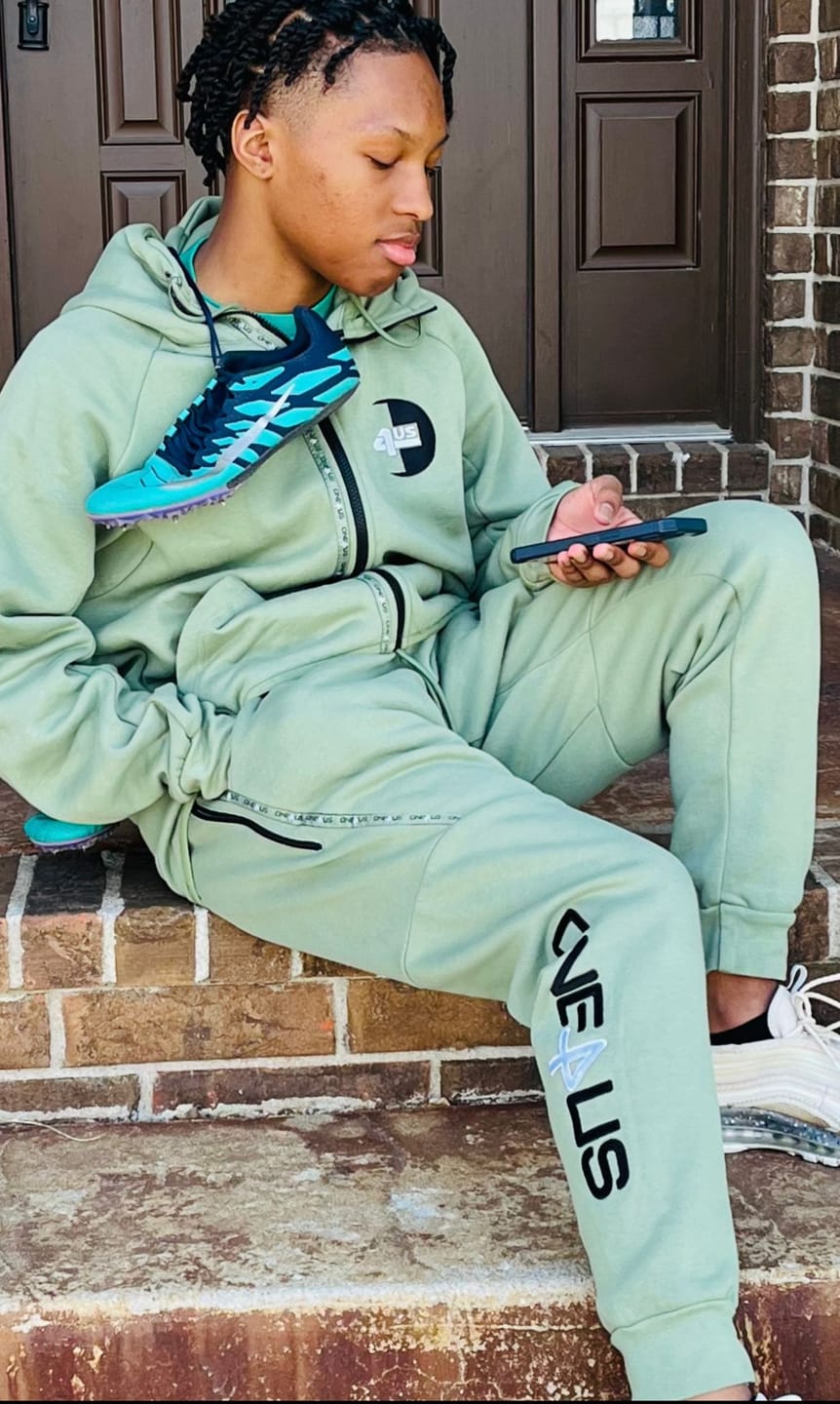 Customer photo review of "I'm The Message" Fitted Tracksuit