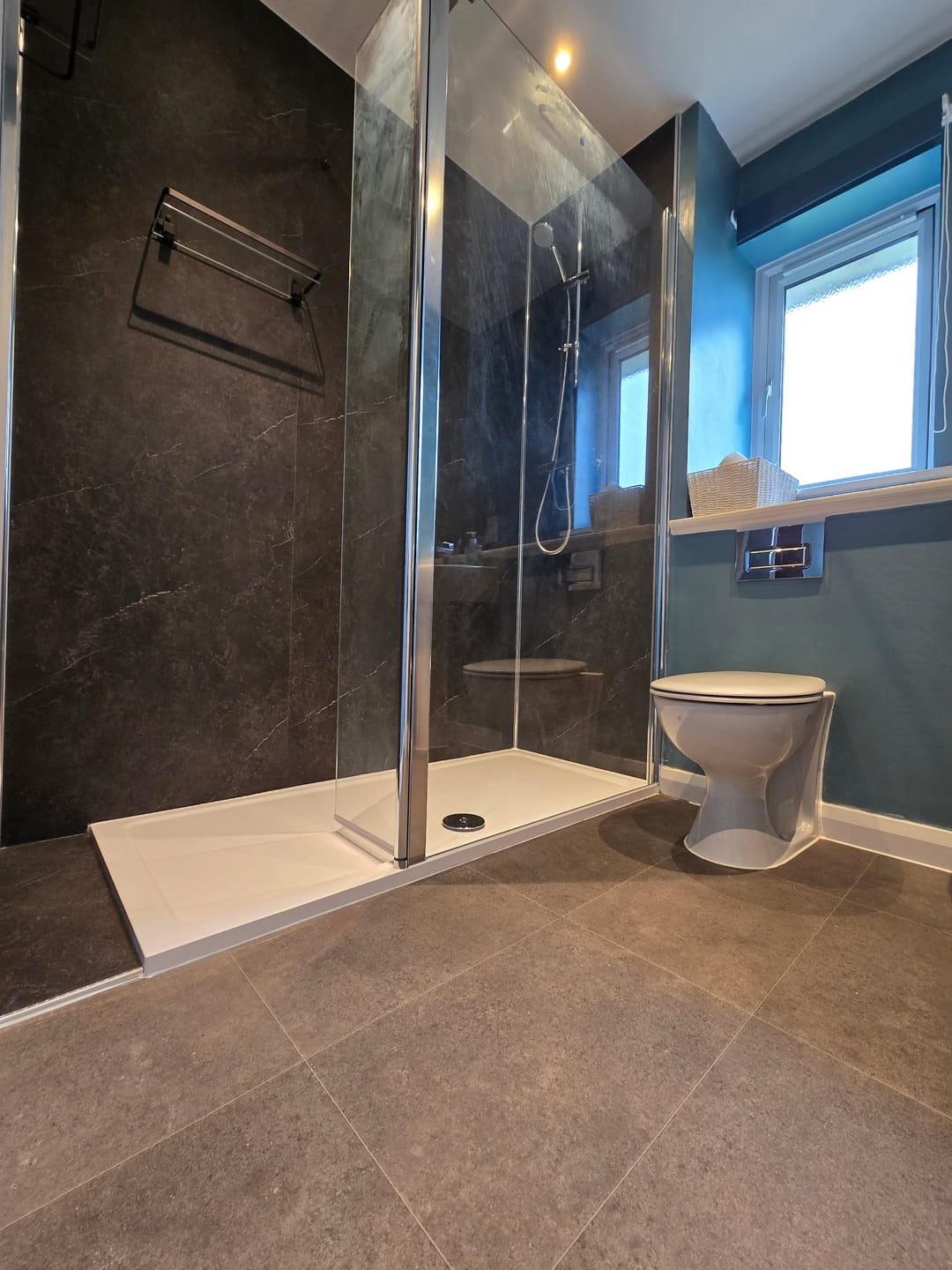 Customer photo review of 10mm Pietra Marble Ultra Matt Shower Panel 1M x 2.4M