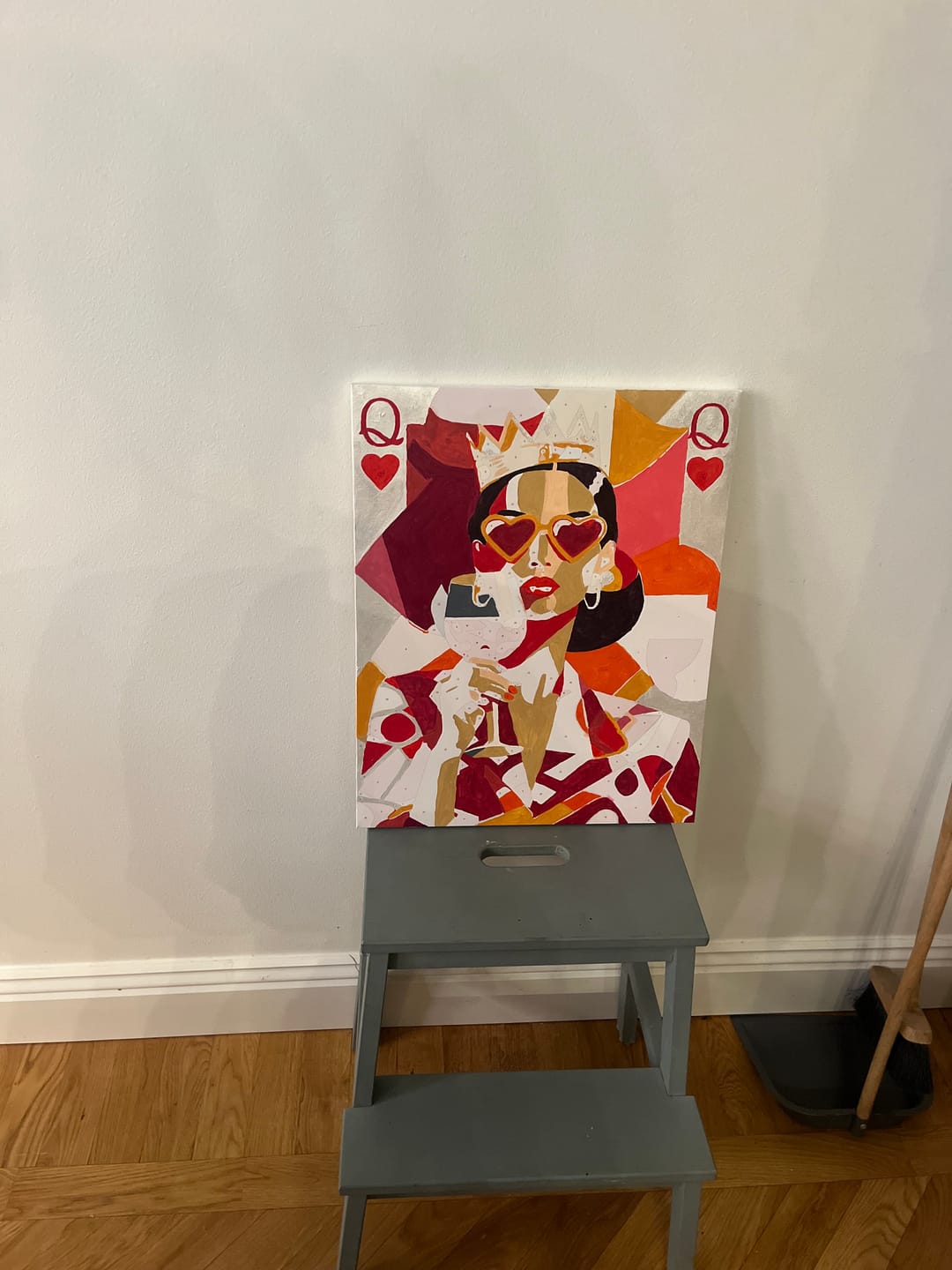 Customer photo review of The queen | Paint by Number