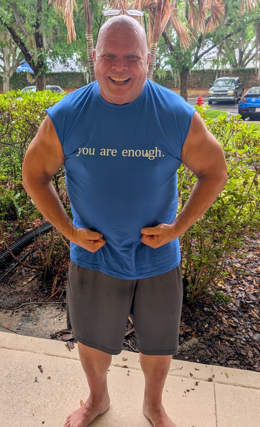 Customer photo review of The Original 'Dear Person Behind Me' T-Shirt