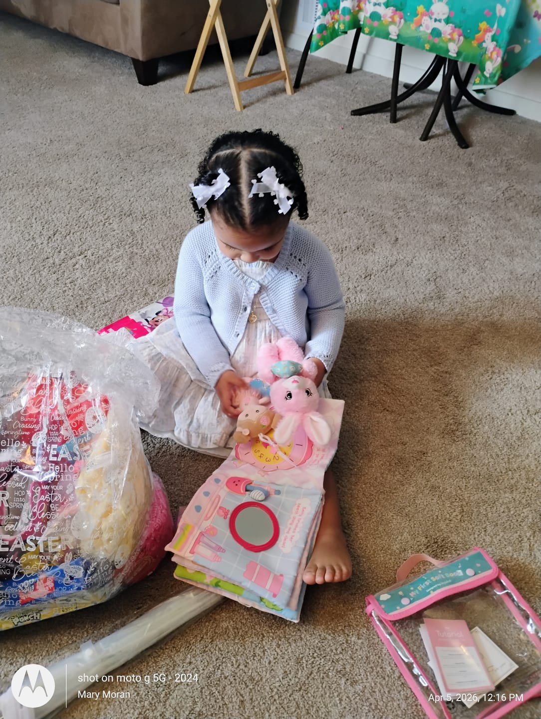 Customer photo review of A Berry Special Day -  Personalized Montessori Soft Book