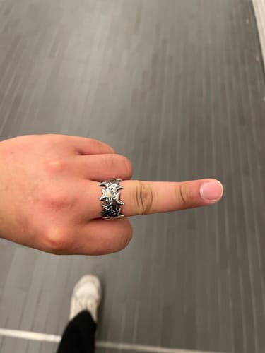 Customer photo review of Star Cluster Ring