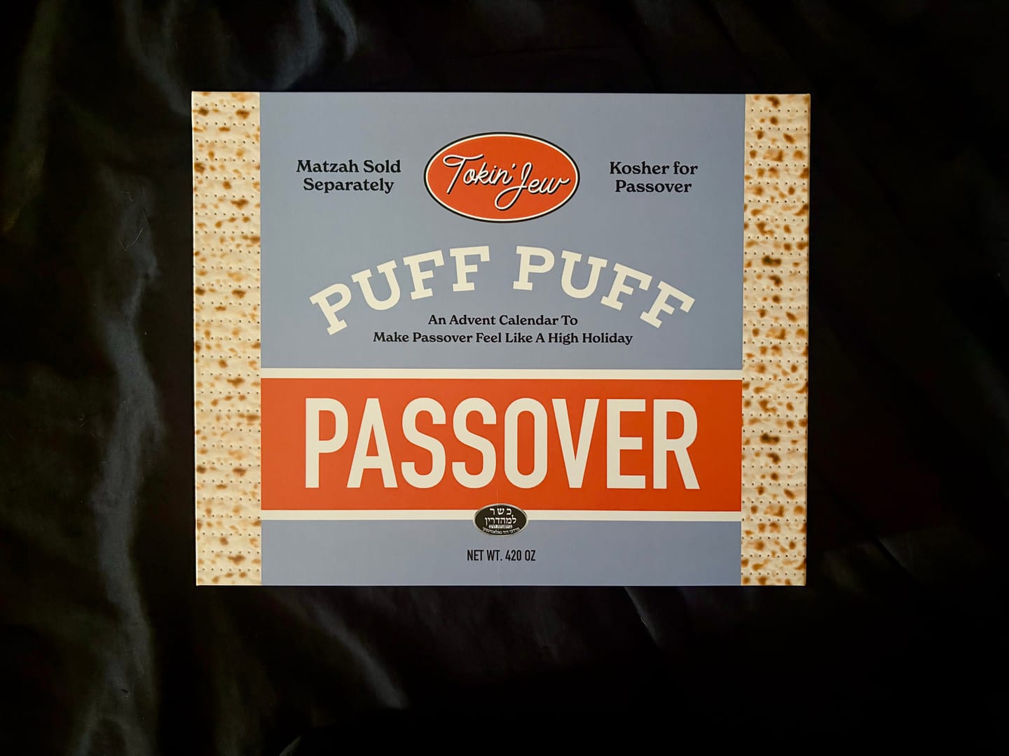 Customer photo review of Puff Puff Passover Advent Calendar