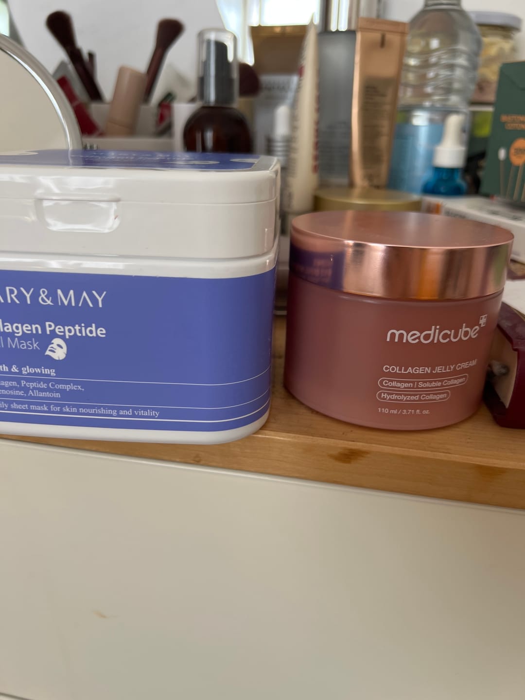 Customer photo review of Mary & May - Masques - Collagen Peptide Vital Mask (30 pc)
