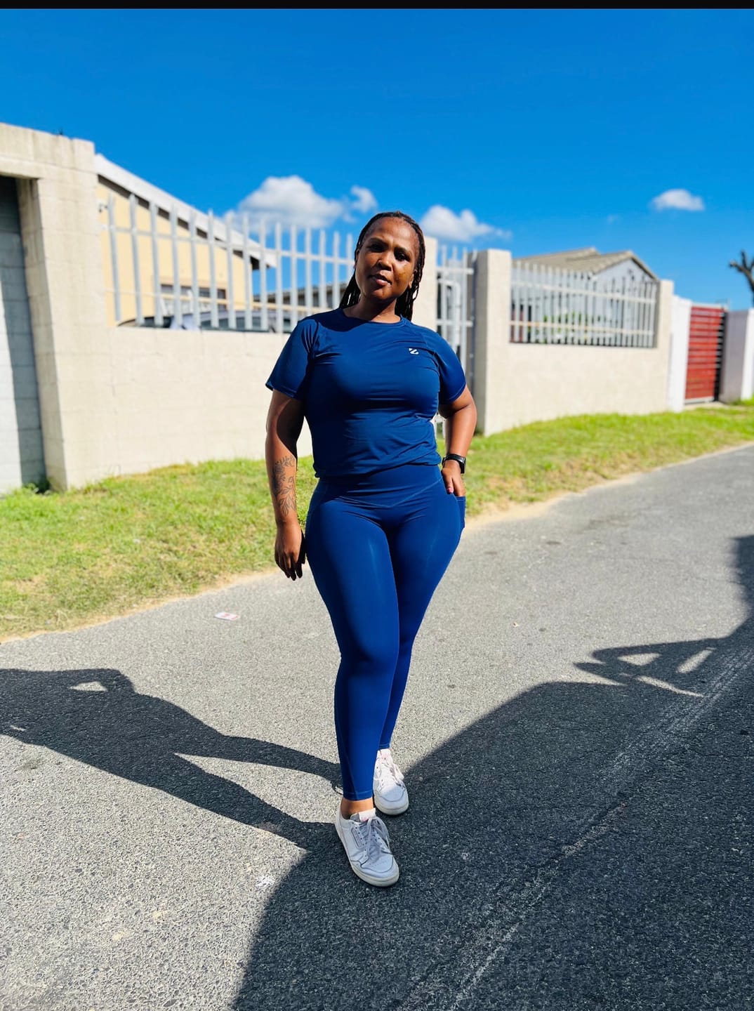 Customer photo review of Active Performance T-Shirt Breathable Stretch Gym Top