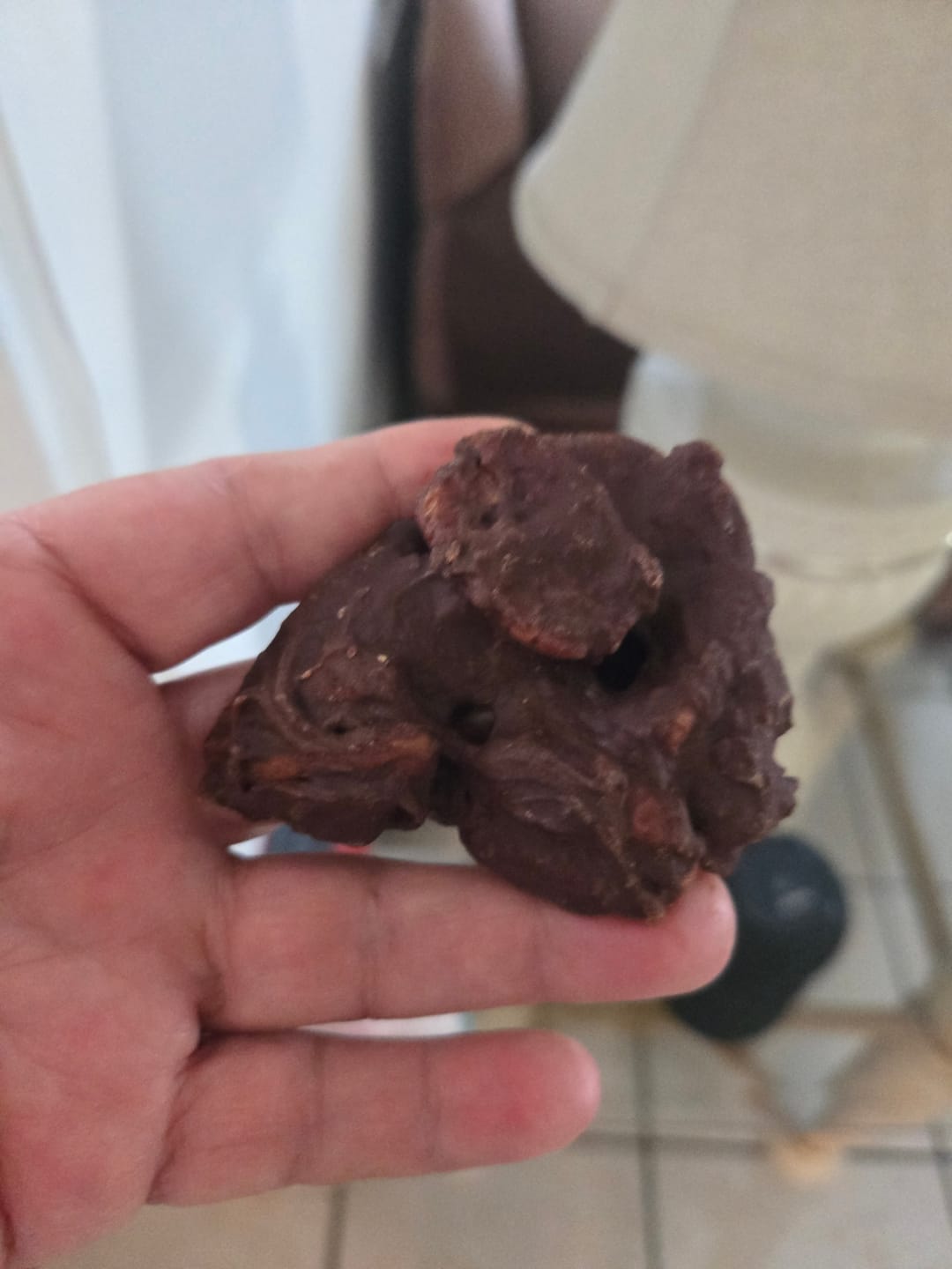 Customer photo review of Chocolate 70% cacao con Miel