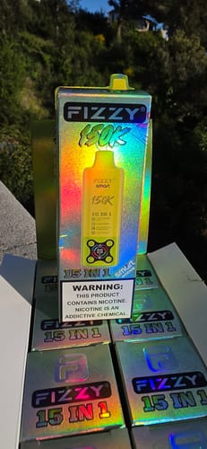 Customer photo review of FIZZY SMART 150K | 15 sabores en 1