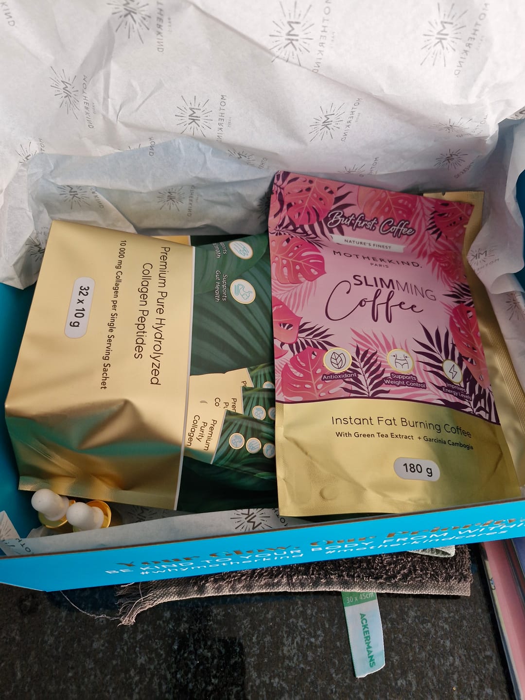 Customer photo review of Glow From Within Collagen Single Servings