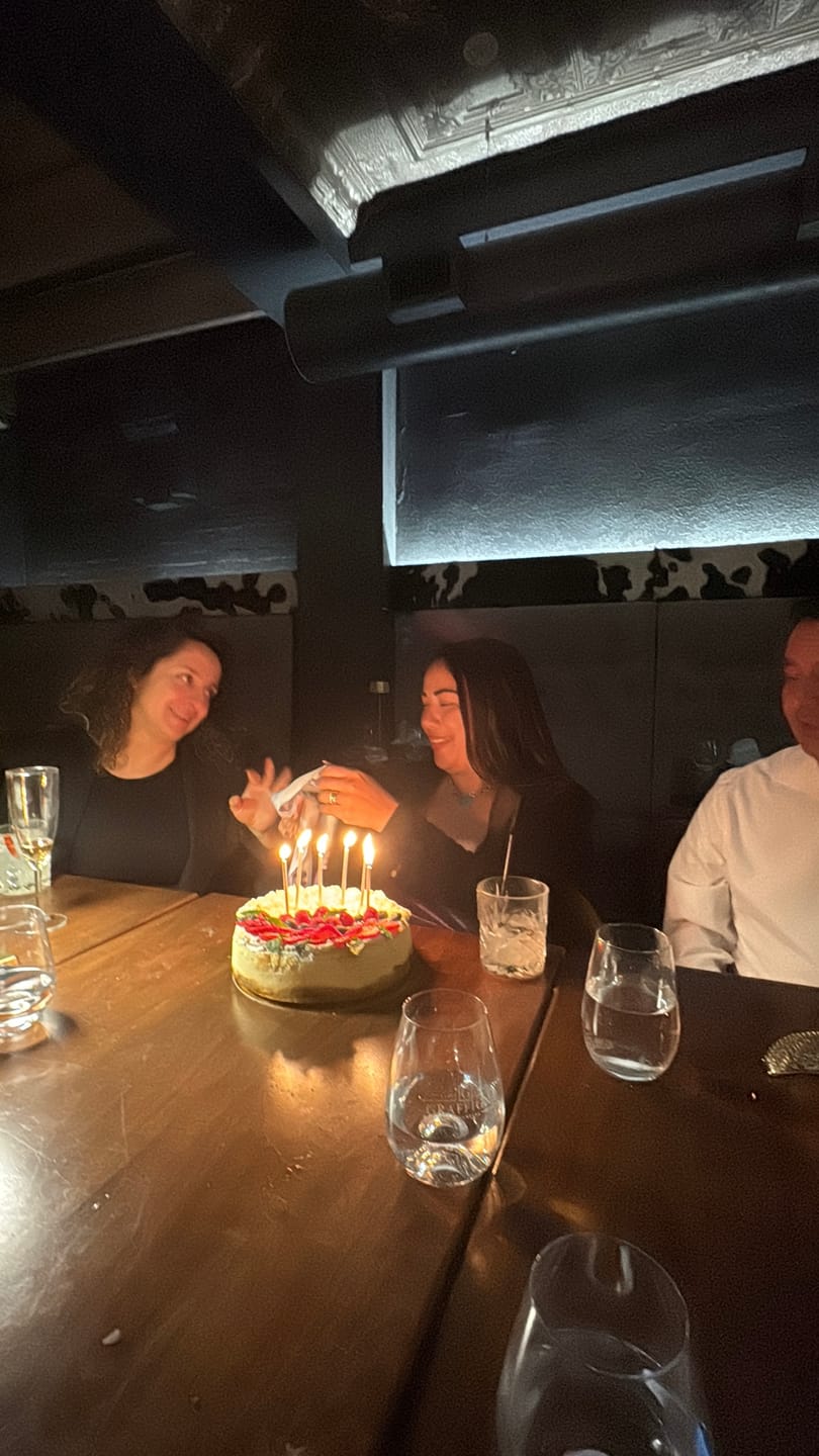 Customer photo review of Birthday Candles (Set of 6)