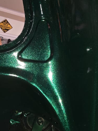 Customer photo review of Money Maker Green Painted Sample (Black Ground Coat)