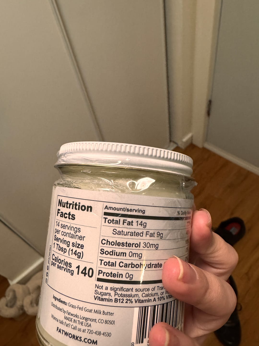 Customer photo review of Grass Fed Goat Milk Ghee (7.5 oz)