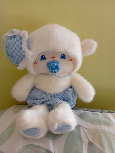 Customer photo review of Sweet Baby Lamb Plushie