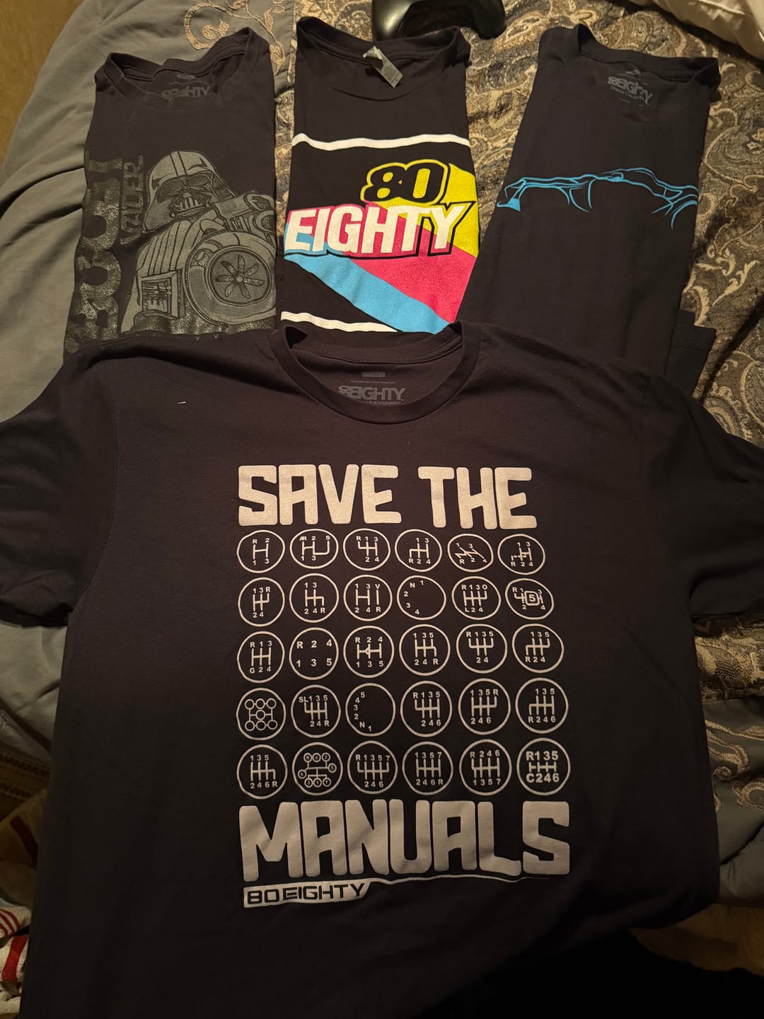 Customer photo review of 80Eighty® Save The Manuals Shirt