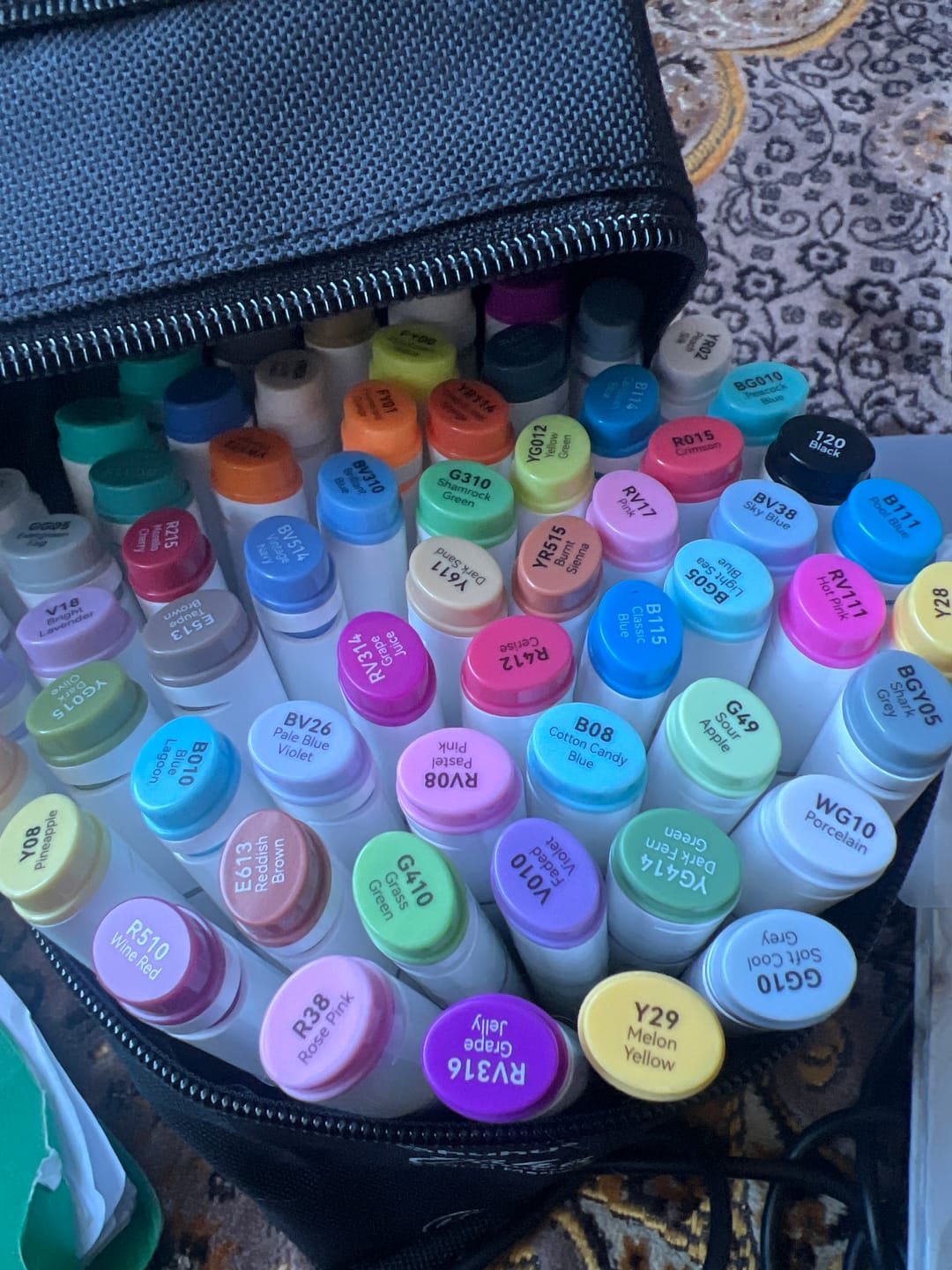 Customer photo review of Ohuhu Marker Bag for Oahu and Honolulu Series
