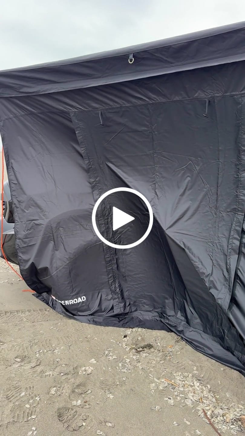 Customer video review of OPENROAD 180 Awning Sidewalls
