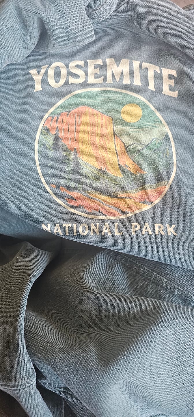 Customer photo review of Yosemite National Park Graphic Hoodie